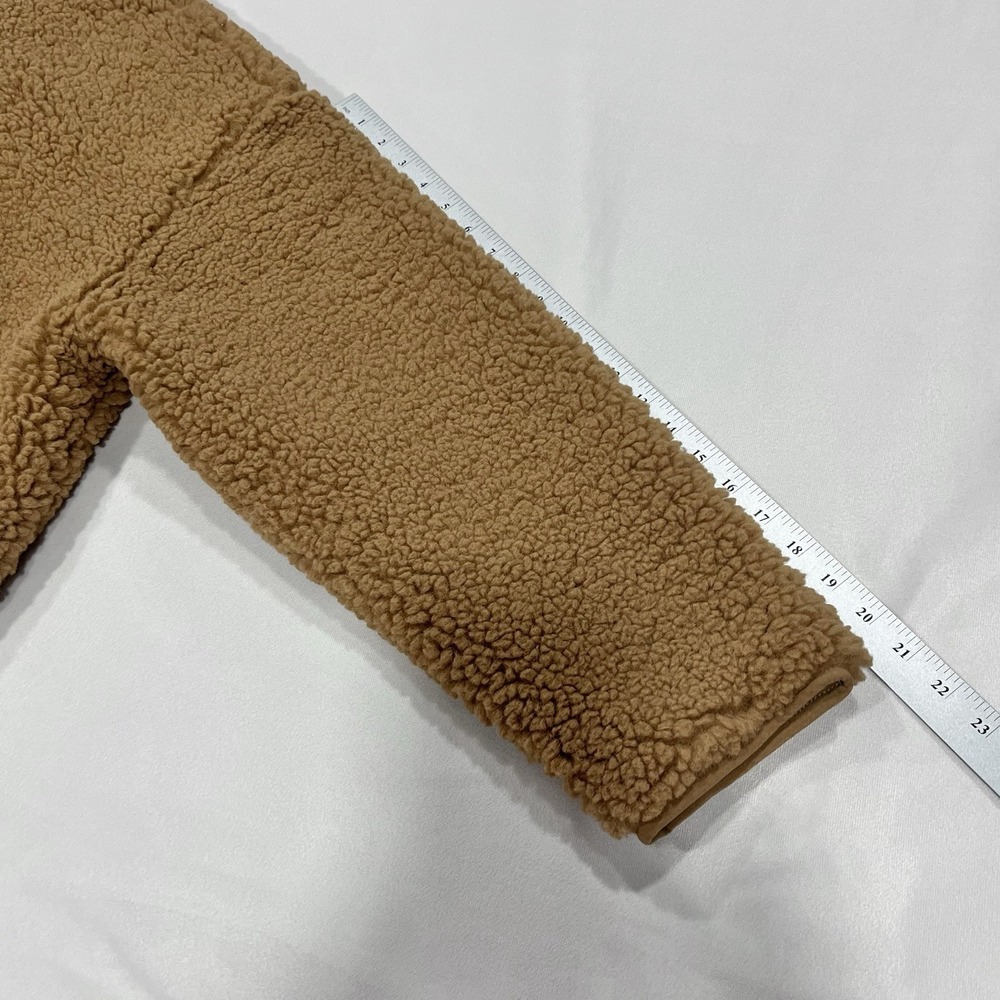 Everlane The ReNew Fleece Full Zip Shearling Inspired Teddy Bear Jacket Sz Large - Picture 9 of 9